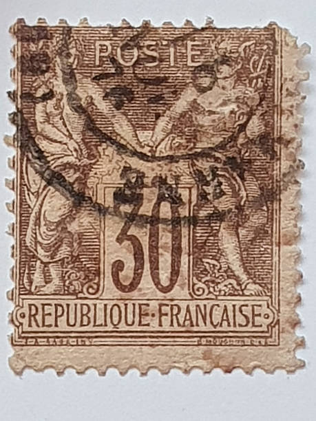 istock France Postage Stamp 1877–1880 Early Issue Fine Used 30 Centimes 2248926933