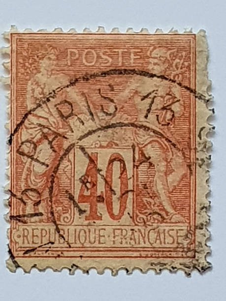 istock France Postage Stamp 1877–1880 Early Issue Fine Used 40 Centimes 2248927297