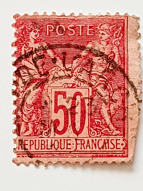 istock France Postage Stamp 1877–1880 Early Issue Fine Used 50 Centimes 2248927950