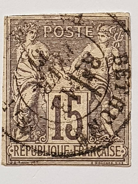 istock France Postage Stamp 1877–1880 Early Issue Fine Used 15 Centimes 2248928263