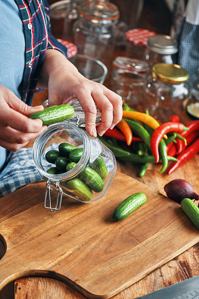 istock Fermented Foods - Preparing Fermented Cucumbers 2248933714