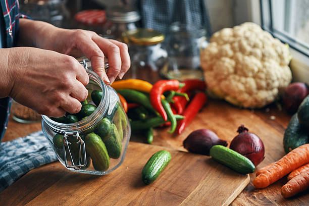istock Fermented Foods - Preparing Fermented Cucumbers 2248933717