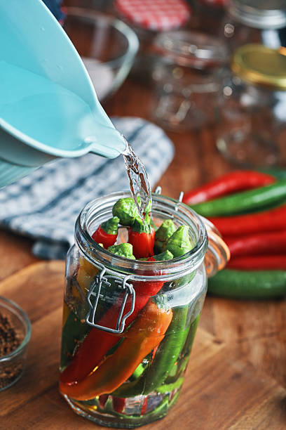 istock Fermented Foods - Preparing Fermented Mixed Chili Peppers 2248933771