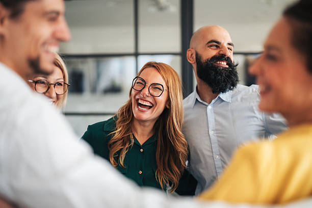 istock Business team embracing after achieving goals 2248938919