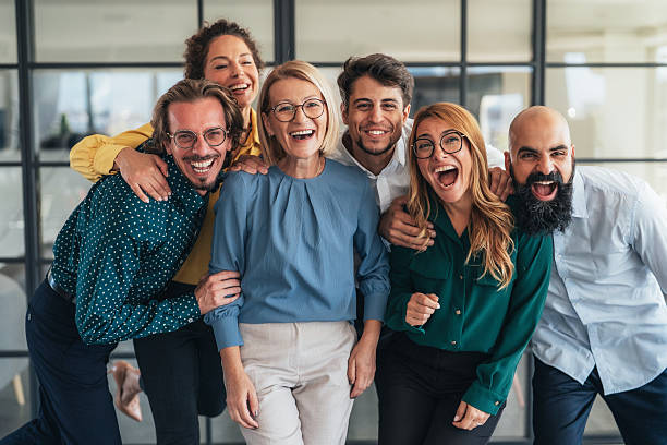 istock Business team celabrating after achieving goals 2248938922