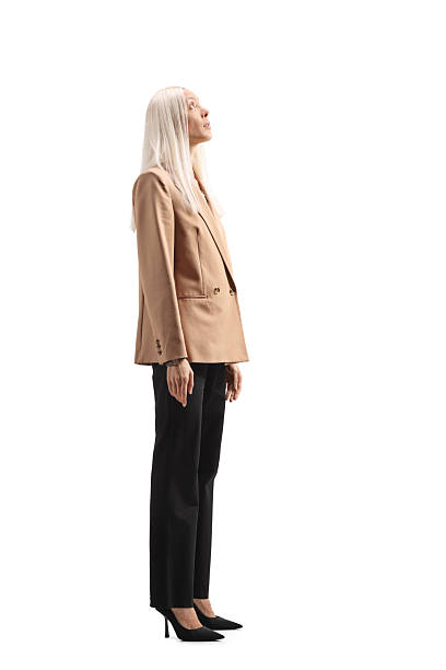 istock Tall slim blond woman looking up 2248940824