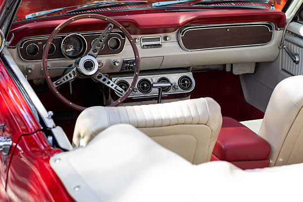 istock Interior of classic American car 2248944695