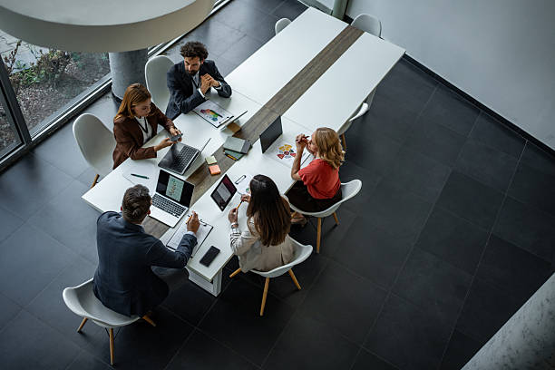 istock Business people collaborating during corporate meeting in office 2248944748