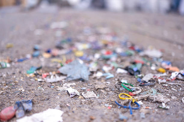 istock Small pieces of colorful plastic or microplastics 2248948821