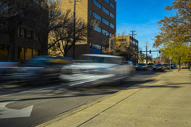 istock Busy street in city. 2248951341