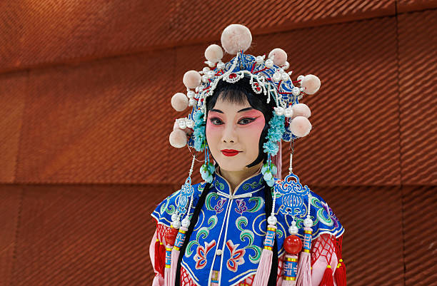the exquisite details of a deity's headdress