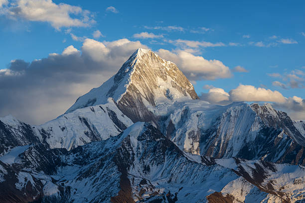 istock Close-up of illuminated Mount Gongga Summit 2248957749