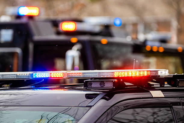 istock Police Emergency Lights Close Up 2248967622