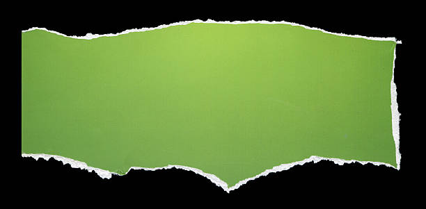 istock Cut or torn paper background textured isolated 2248971383