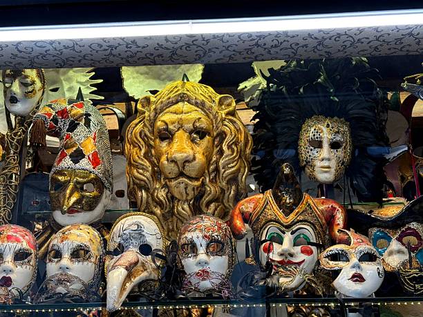 istock Venetian carnival masks in Venice, Italy. 2248973099