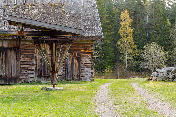istock Old timber barn in the countryside 2248980929