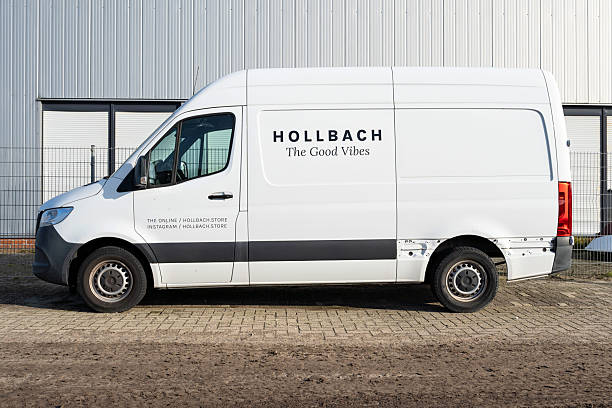 Norderney, Germany - November 11, 2025: Hollbach Mercedes-Benz Sprinter van