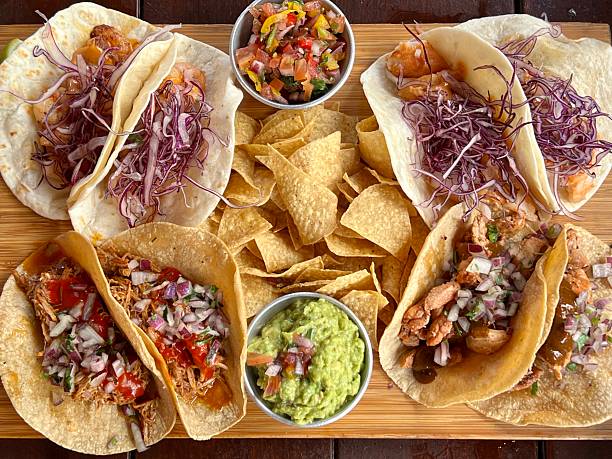 Mexican taco and nachos in SIngapore