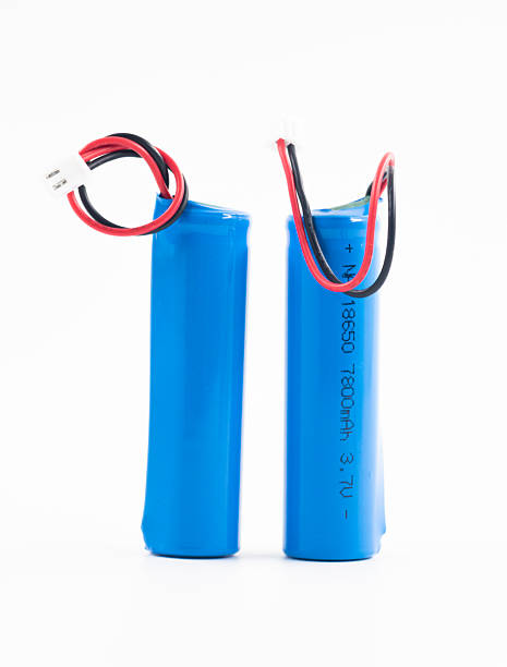 istock Rechargeable lithium ion batteries  isolated on white 2248997734