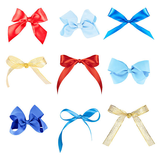istock Set of ribbon bows isolated on white background 2249003417