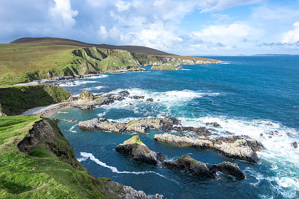 istock A panoramic view of the Cleggans Cliffs in Ireland. 2249008558