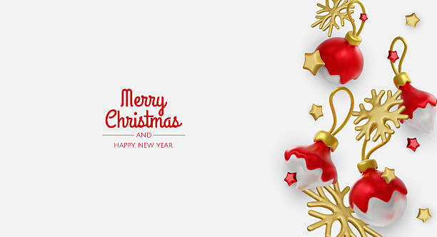 istock Elegant white and gold Christmas background with gift box and ornaments, perfect festive greeting card or holiday banner for brands. 2249009101