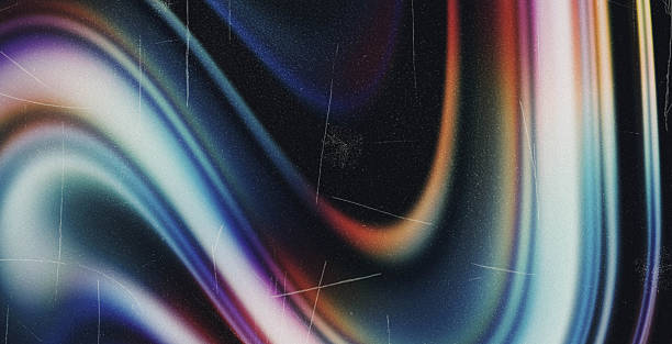 istock 4K Beautiful color gradient background with noise. Abstract pastel holographic blurred grainy gradient banner background texture Colorful digital grain soft noise effect Nostalgia, vintage, retro 2249009847