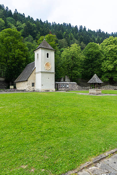 istock Cerveny Klastor monastery building with bell tower in Pieniny 2249016800