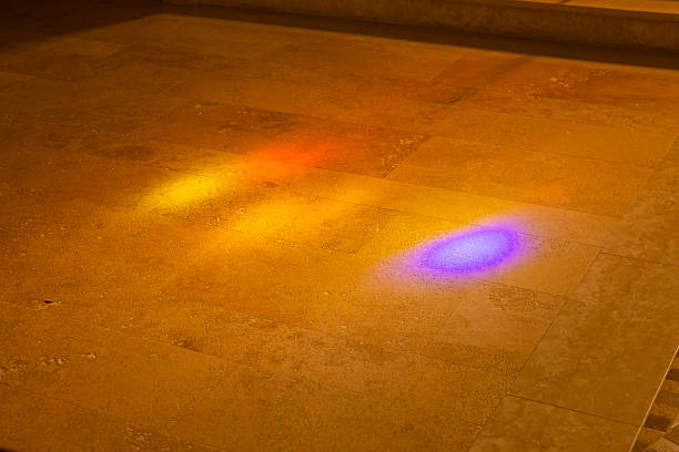 istock Colored light reflections illuminating stone floor in Sorano, Italy 2249025013