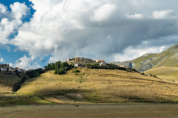 istock Castelluccio di Norcia village on rolling Umbrian hills 2249025493