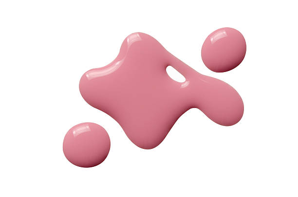 istock A sample of pink matte nail polish. Isolated on a white background. 2249026425