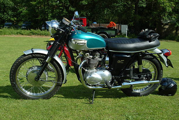 England Classic British Motorcycles Classic Triumph Daytona super sports motor cycle United Kingdom 2021