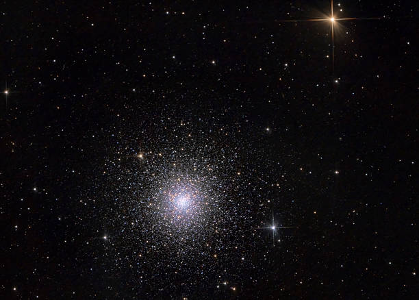 Seen in the constellation Canes Venatici. One of the largest and brightest discovered