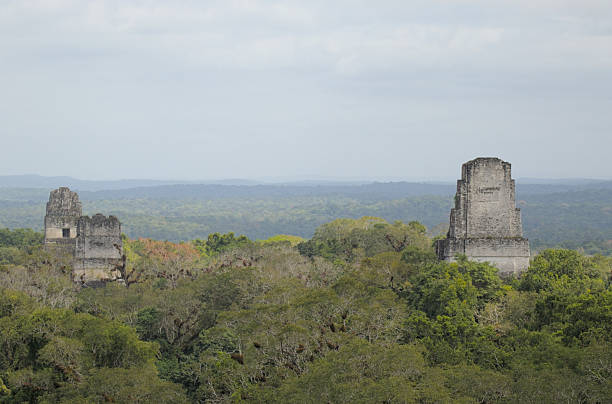 istock Green forest revealing sacred Mayan temples 2249035903
