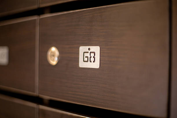 istock Mailbox with g8 number and key slot 2249036085