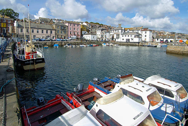 Cornish coastline, Padstow, and estuary