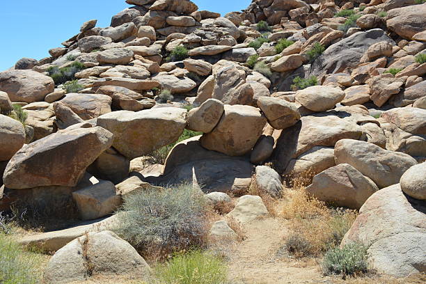 istock Exploring the Natural Rock Formations Under the Bright Sun at a Serene Desert Location 2249041825