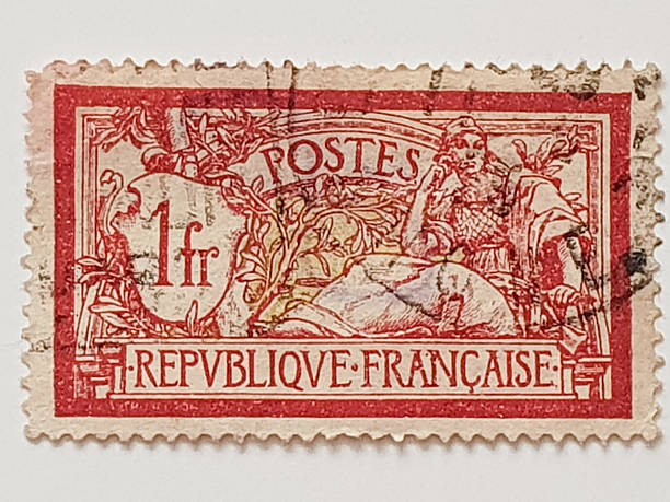 istock French Stamp – Vintage French Postage Stamp 1 franc 1900–1921 2249042230