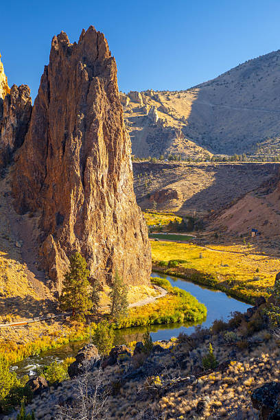 istock A Panoramic View of Smith Rock Cliffs and the Crooked River on a Summer Day 2249048133
