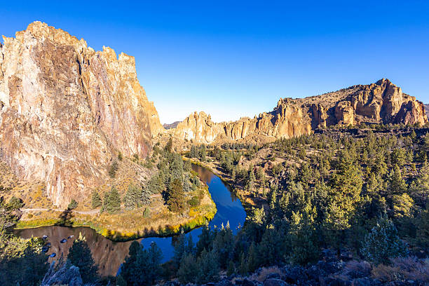 istock A Panoramic View of Smith Rock Cliffs and the Crooked River on a Summer Day 2249048154