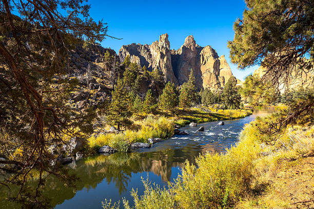 istock A Panoramic View of Smith Rock Cliffs and the Crooked River on a Summer Day 2249048779