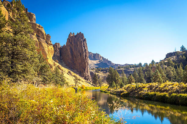 istock A Panoramic View of Smith Rock Cliffs and the Crooked River on a Summer Day 2249048787