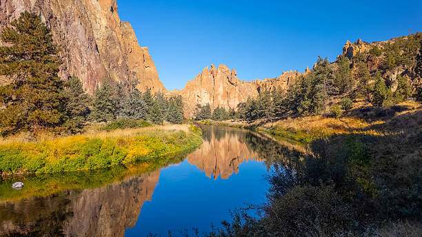 istock A Panoramic View of Smith Rock Cliffs and the Crooked River on a Summer Day 2249048878