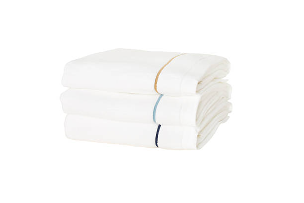 istock Stack of white towels isolated on transparent background 2249058967