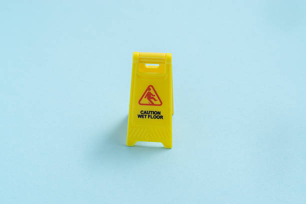 Yellow Caution Wet Floor Sign