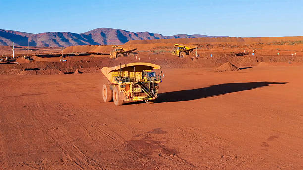 istock mineral transport process from mine pit to mineral processing plant 2249079855