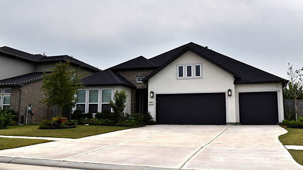 Houston, TX USA November 23, 2025 - A Luxury home in a prestigious neighborhood, featuring elegant architecture, manicured landscaping, and timeless upscale design.