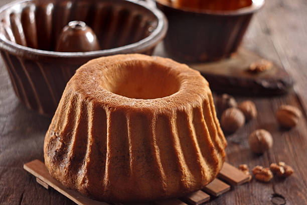 istock Potica - traditional Slovenian bread cake. Sweet bread roll stuffed with walnuts and sprinkle with sugar 2249083877