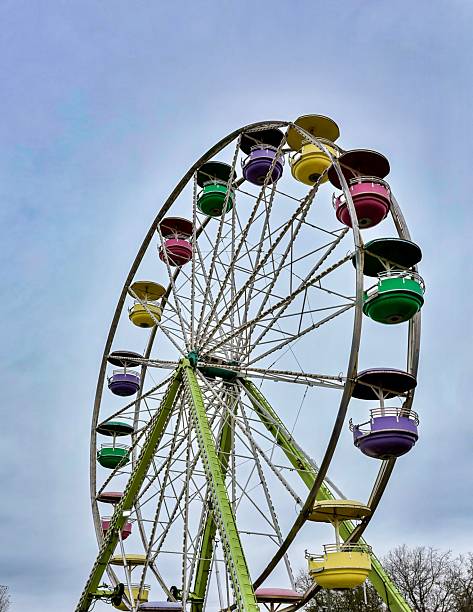 istock Ferris Wheel Outdoors – Amusement Park Ride Against the Sky 2249084755