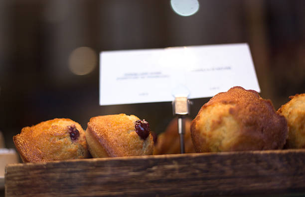 Paris, France: Fresh-Baked Muffins in Shop Window